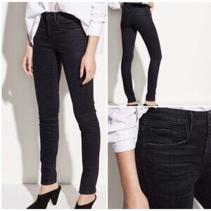 Vince Skinny in One Year Wash Jeans Black 25